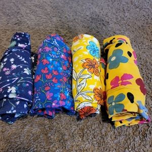 LuLaRoe floral print butter soft women's leggings one size
